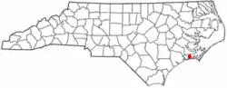 Location of Newport, North Carolina