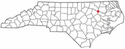 Location of Oak City, North Carolina