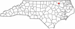 Location of Rich Square, North Carolina