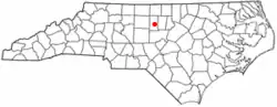 Location of Swepsonville, North Carolina