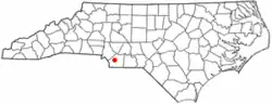 Location of Wesley Chapel, North Carolina