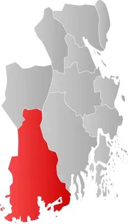 Larvik within Vestfold