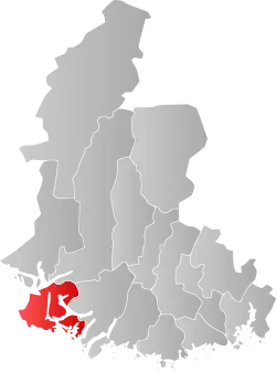 Farsund within Vest-Agder