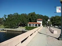 Gateway to Downtown New Port Richey, Florida on the Main Street Bridge