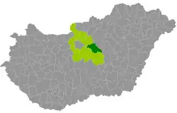 موقعیت ناحیهٔ نادیکاتا