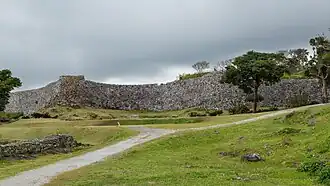 View of Nakijin Castle in 2005