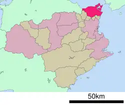 Location of Naruto in  استان توکوشیما