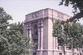 ضلع جنوب غربی کاخ شهربانی (ساختمان شماره ۷ وزارت خارجه)