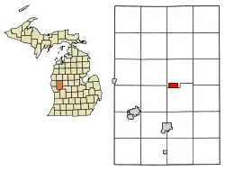 موقعیت ویت کلود، میشیگان