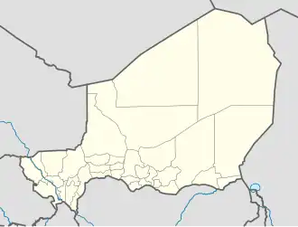 اغادیز در نیجر واقع شده