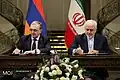 زهراب مناتساکانیان و جواد ظریف در تهران (2019)