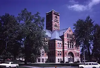 Noble County Courthouse in Abion, Indiana