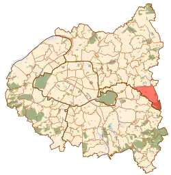پاریس and inner ring departments