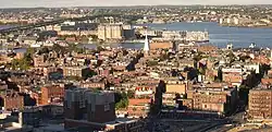 Aerial view of the North End