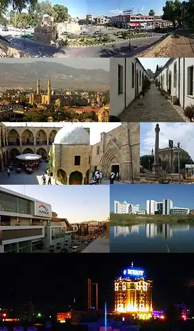 مناطق مختلف نیکوزیای شمالی