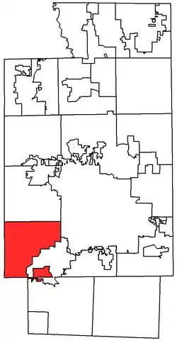 Location within Summit County