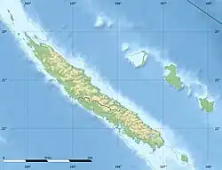 دیواره مرجانی کالدونیای جدید در New Caledonia واقع شده