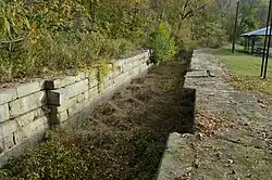 Namesake site in Lock Meadows Park