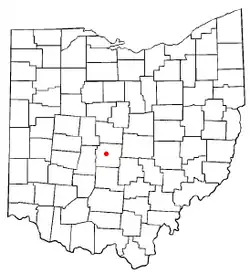 Location of Grandview Heights within Ohio