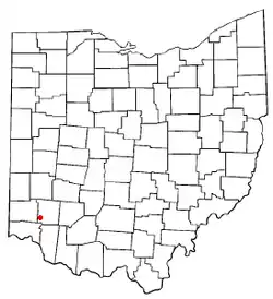Location of Mason, Ohio