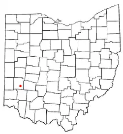 Location of Moraine, Ohio