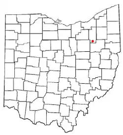 Location of New Franklin, Ohio