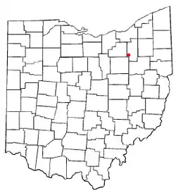 Location of Norton, Ohio