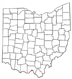 Location in the State of اوهایو
