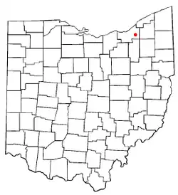 Location of Richmond Heights in Ohio