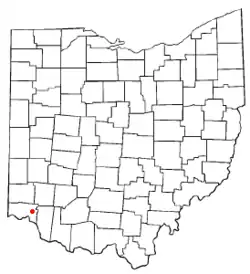 Location of Silverton, Ohio