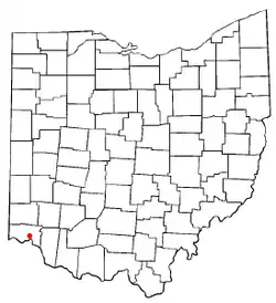Location of St. Bernard, Ohio