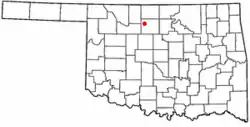 Location of Carrier, Oklahoma