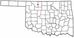 Location of Dacoma, Oklahoma