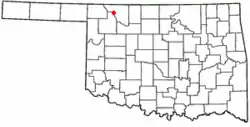 Location of Freedom, Oklahoma