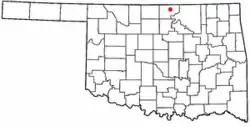 Location of Newkirk, Oklahoma