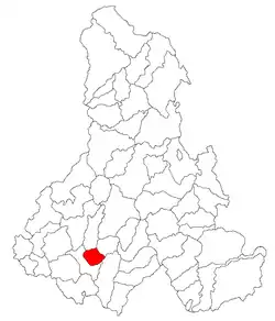 Location of Odorheiu Secuiesc