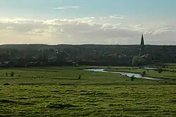 A prospect of Olney, across the Ouse flood plain