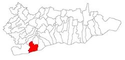 Location of Oltenița within شهرستان کالاراشی