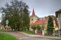 The Church of St. Simon and Jude, in the village centre.