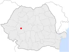 Location of Orăștie