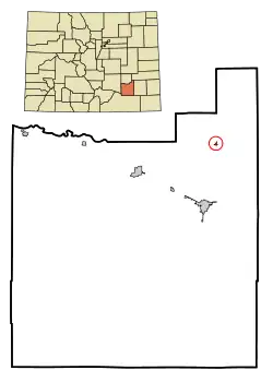 Location in Otero County and the کلرادو