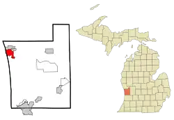Location of Grand Haven within میشیگان
