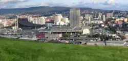 چشم‌انداز هوایی از پرشتینه