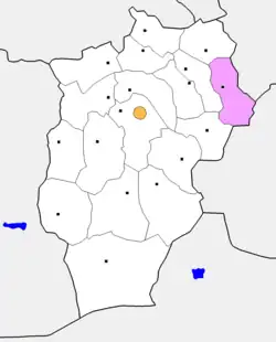 موقعیت بایان‌اوندور در نقشه