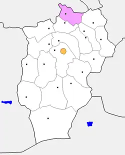 موقعیت خارخورین در نقشه