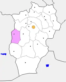 موقعیت نارین‌تیل در نقشه