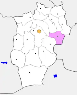 موقعیت سانت در نقشه
