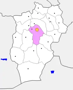 موقعیت تاراغت در نقشه