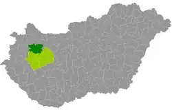 موقعیت ناحیه پاپا در نقشه