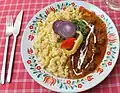 خورش با نودل (pörkölt)